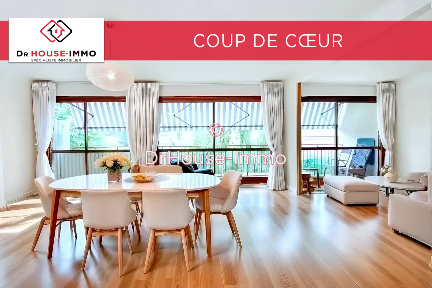 Photo 1 : Vente Appartement 6 pièces Noisy-le-Roi 121 m²