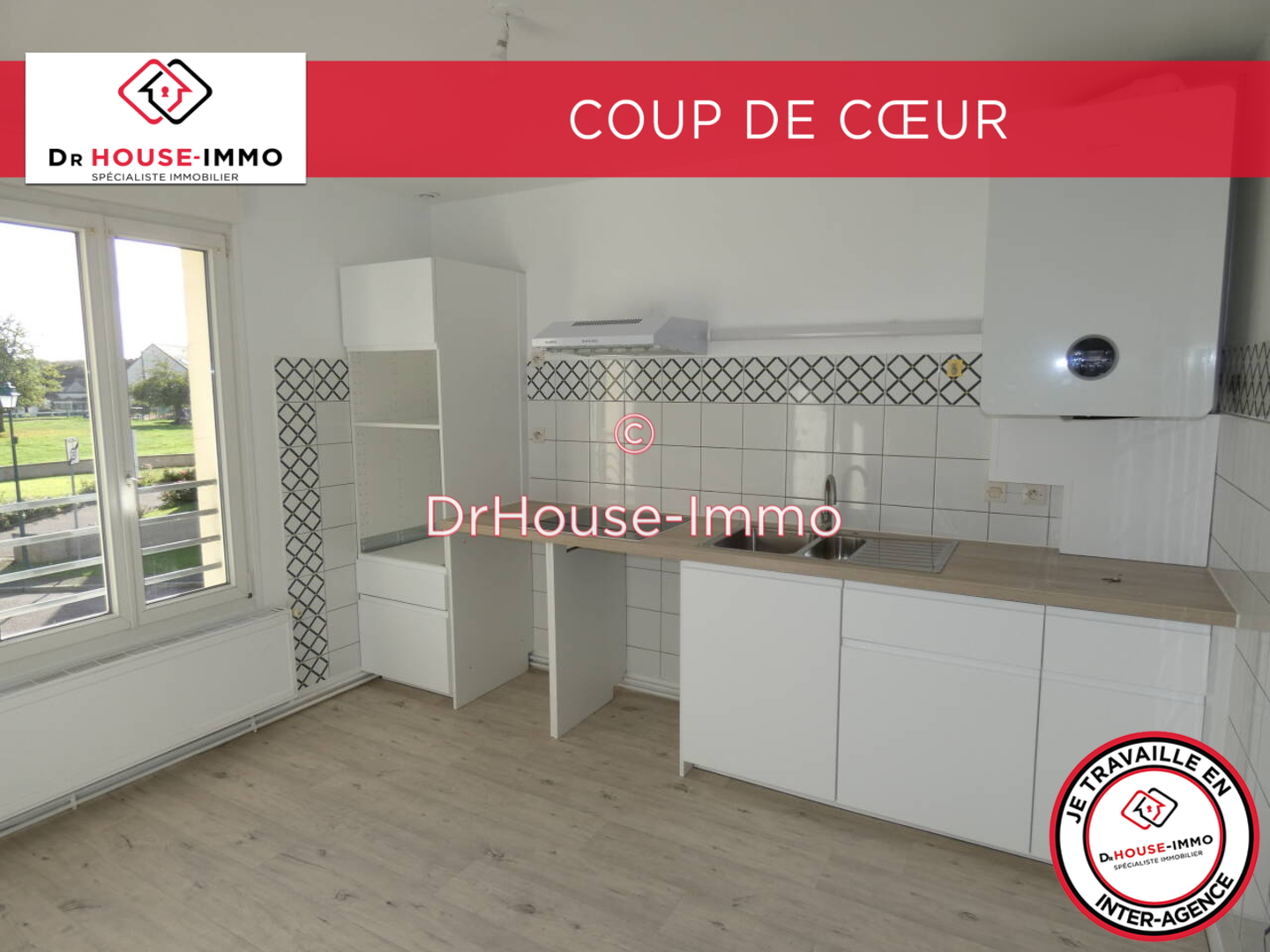 Photo 1 : Vente Appartement 3 pièces La Couture-Boussey 65 m²