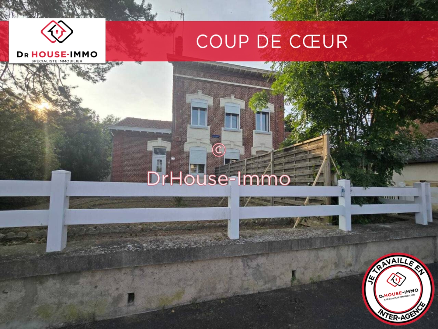 Photo 1 : Vente Immeuble 8 pièces Roye 167 m²