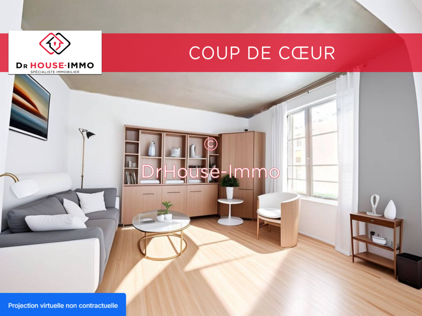 Photo 1 : Vente Appartement 3 pièces Le Bourget 63 m²