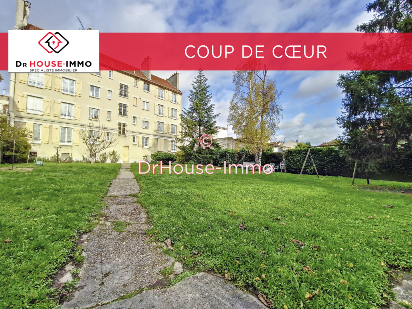 Photo 1 : Vente Appartement 4 pièces Le Bourget 85 m²