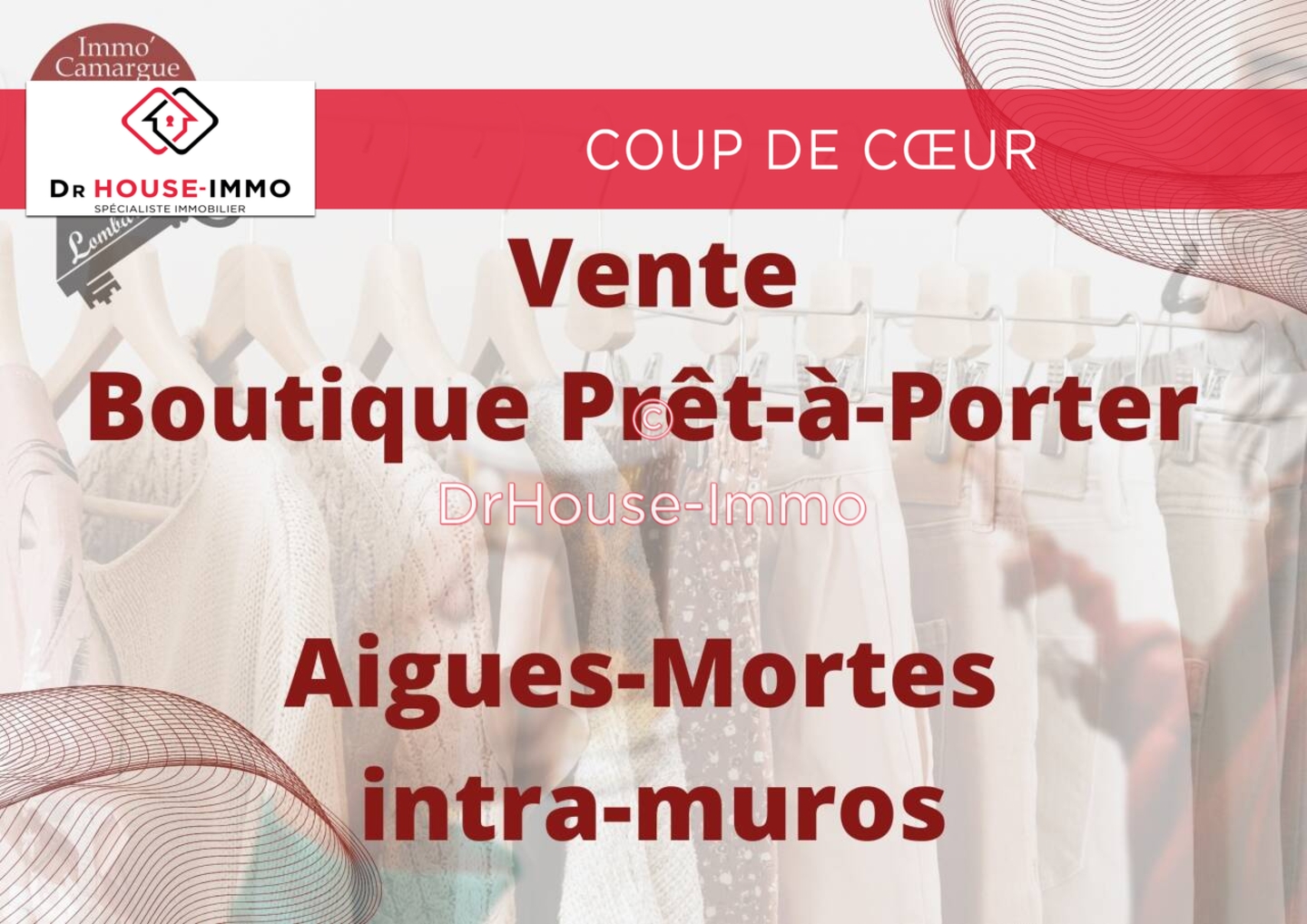 Photo 1 : Vente Commerce 1 pièce Aigues-Mortes 52 m²
