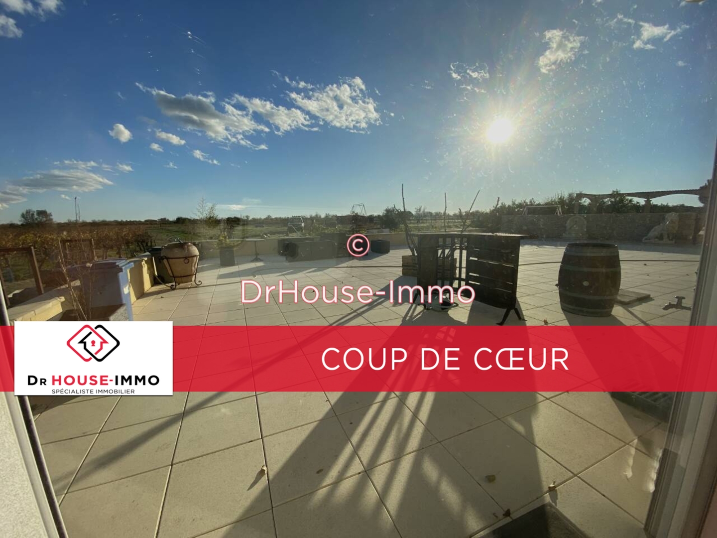 Photo 1 : Vente Maison 7 pièces Saint-Laurent-d'Aigouze 182 m²