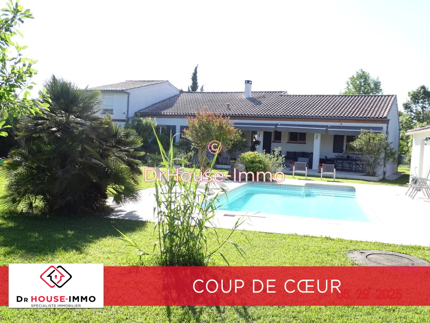 Photo 1 : Vente Maison 6 pièces Lamasquère 172 m²