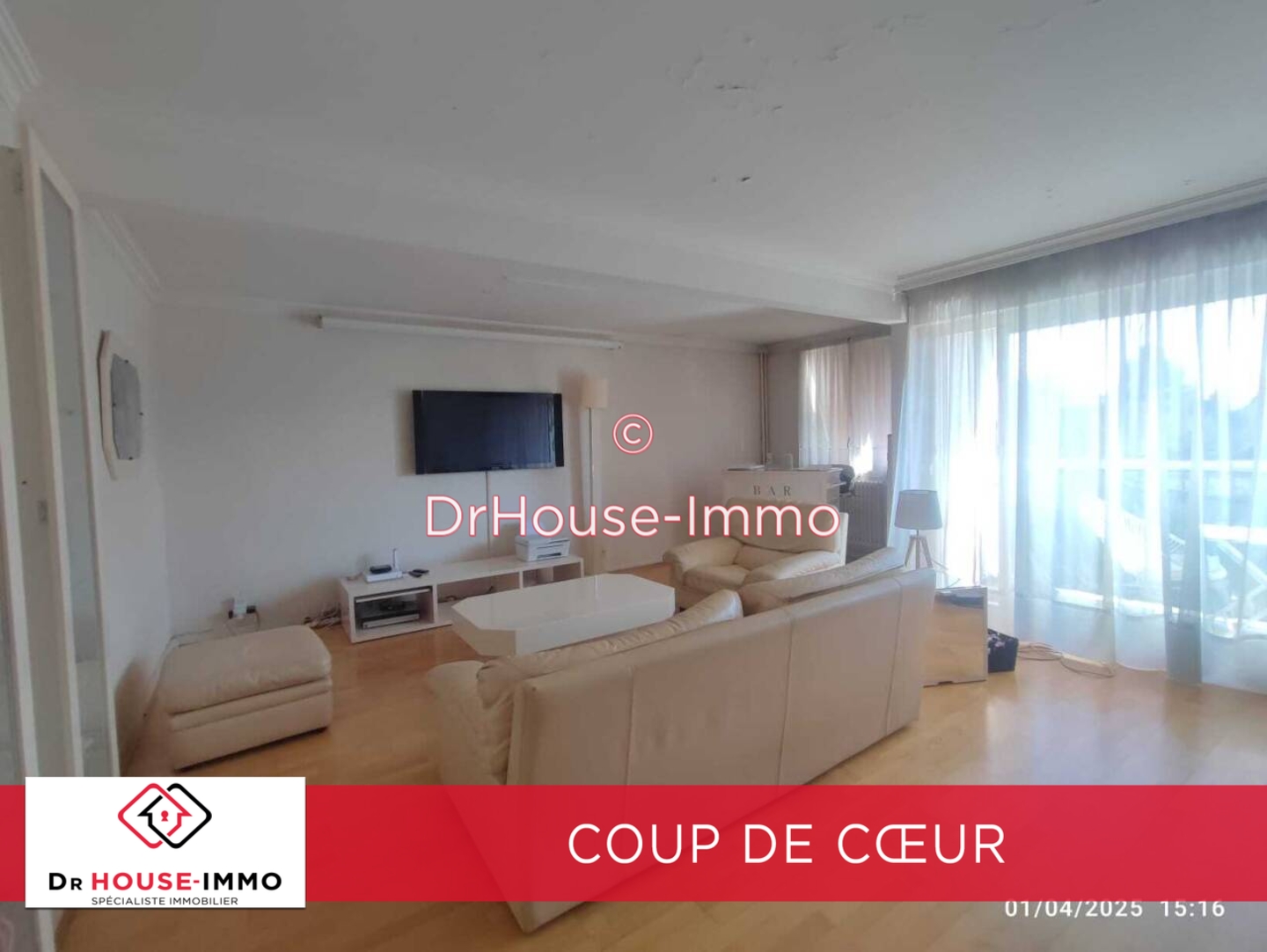 Photo 1 : Vente Appartement 4 pièces Montmorency 98 m²