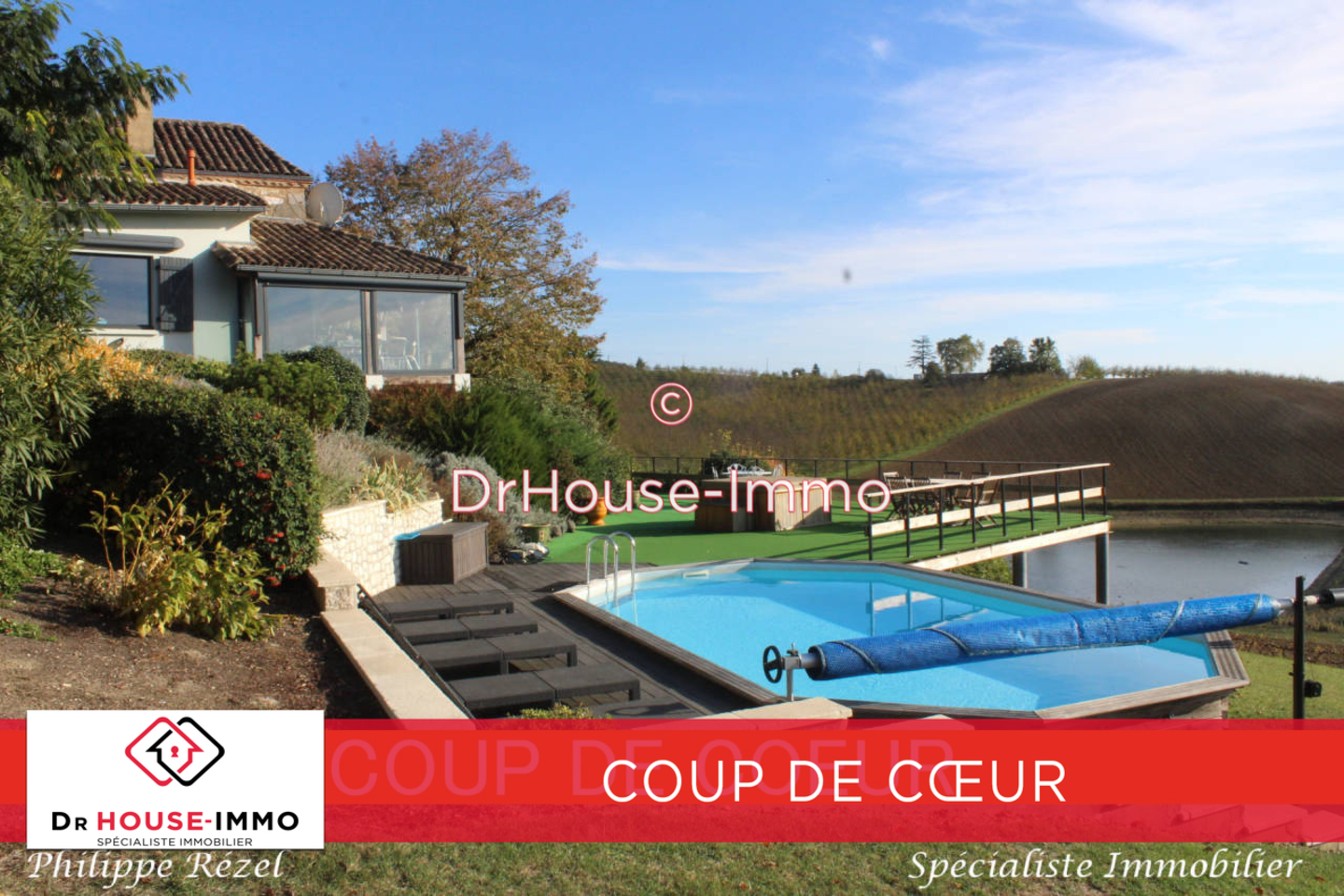 Photo 1 : Vente Maison 7 pièces Beaugas 356 m²