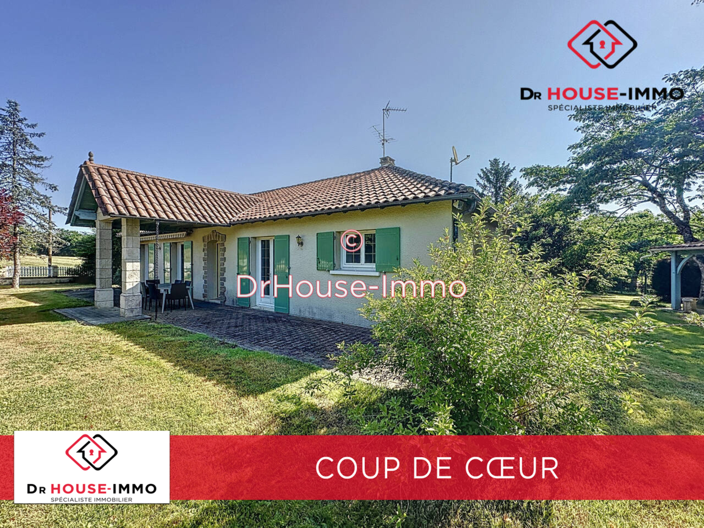 Photo 1 : Vente Maison 4 pièces Échourgnac 120 m²