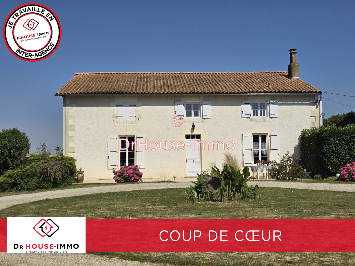 Photo 1 : Vente Maison 6 pièces Cherveux 272 m²