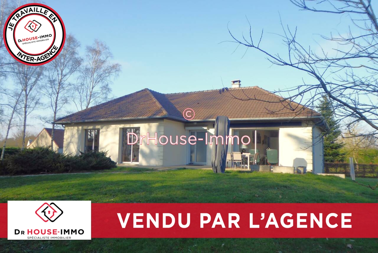 Photo 1 : Vente Maison 6 pièces Savigné-sur-Lathan 114 m²