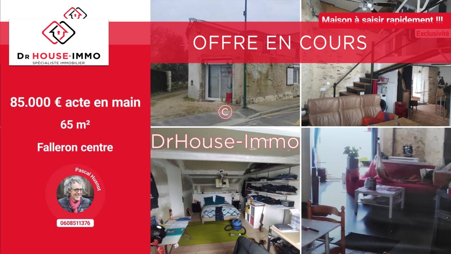 Photo 1 : Vente Maison 2 pièces Falleron 65 m²