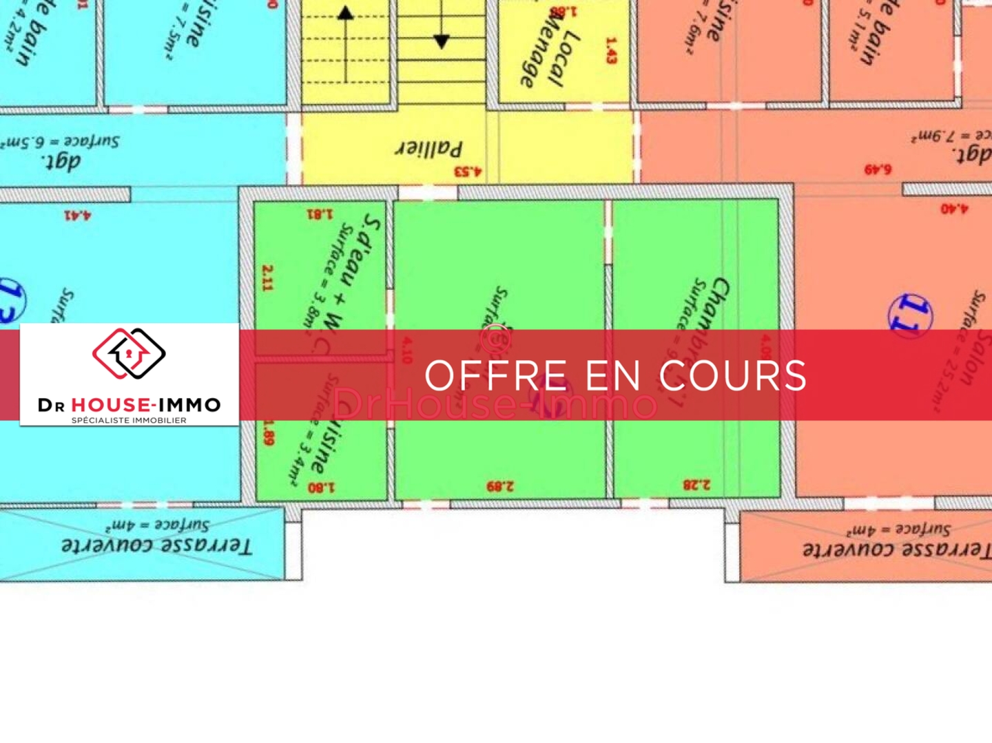 Photo 1 : Vente Appartement 2 pièces Avirons 28 m²
