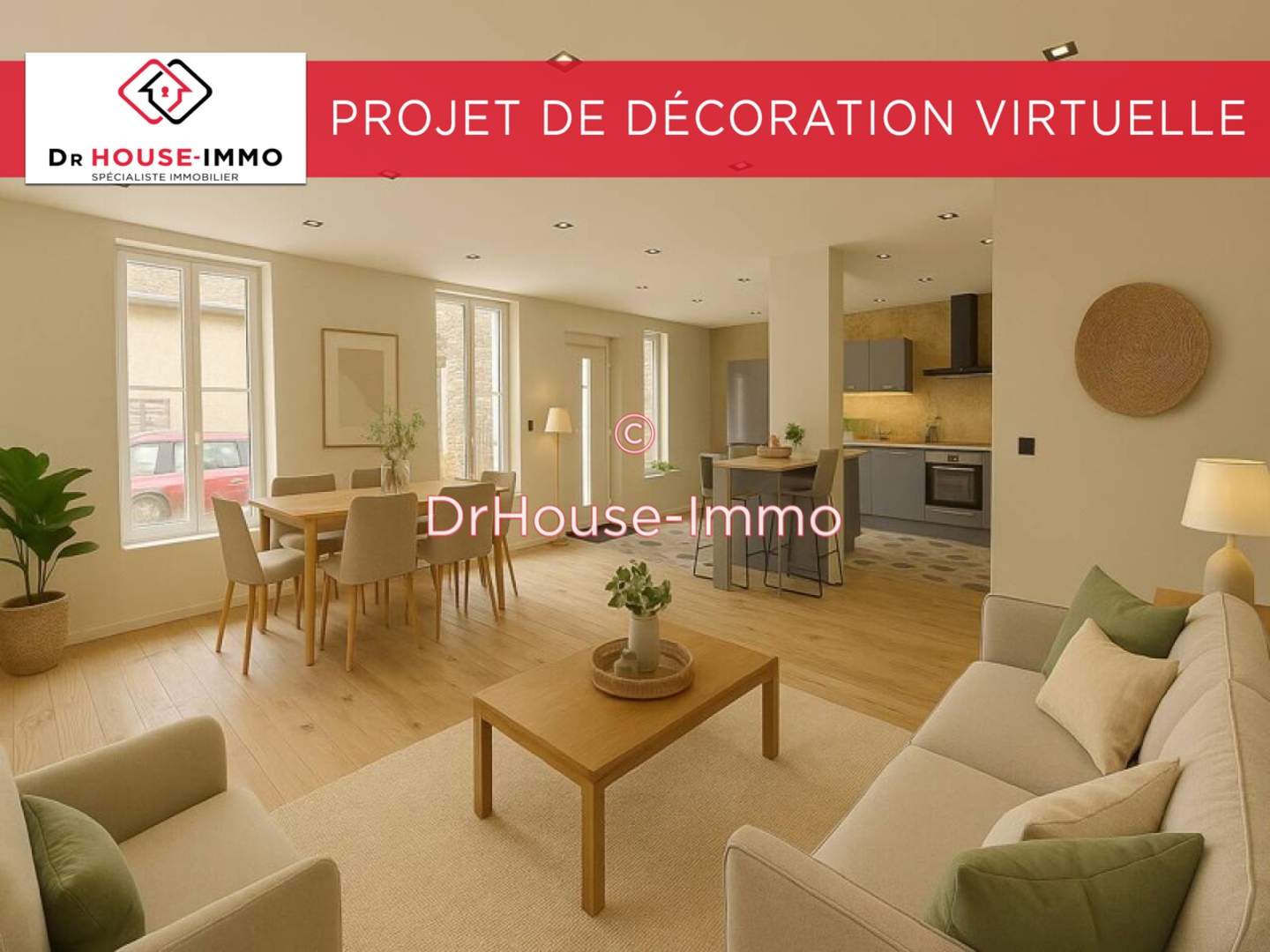 Photo 1 : Vente Maison 7 pièces Courgains 220 m²