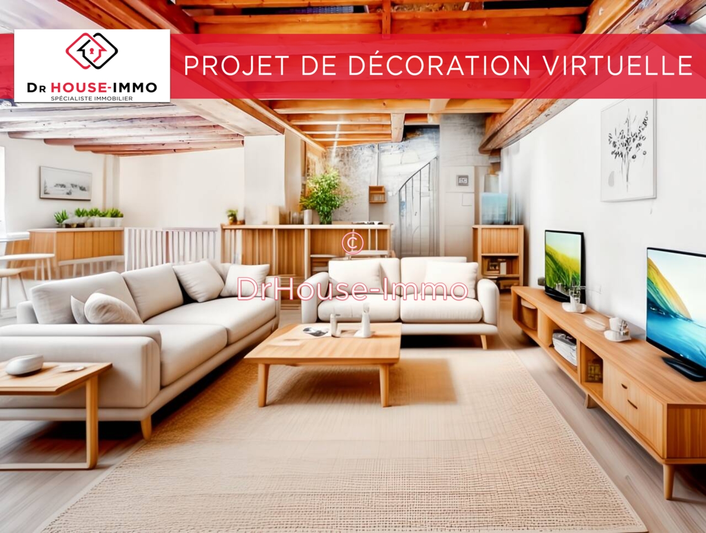 Photo 2 : Vente Maison 7 pièces Sain-Bel 197 m²