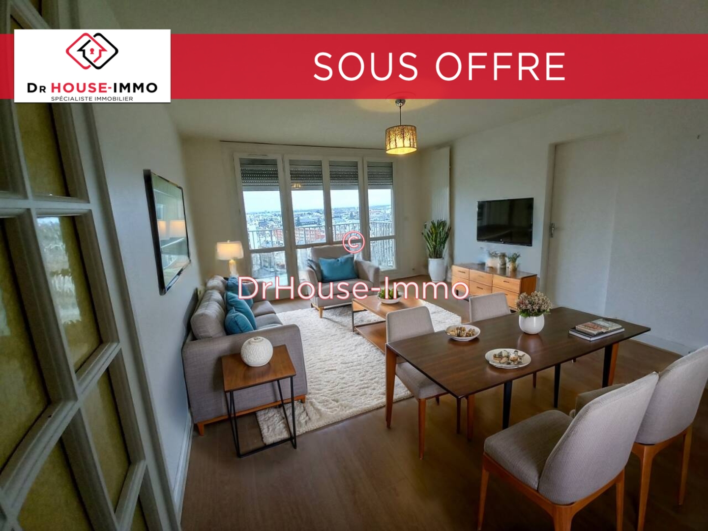 Photo 1 : Vente Appartement 3 pièces Orléans 73 m²