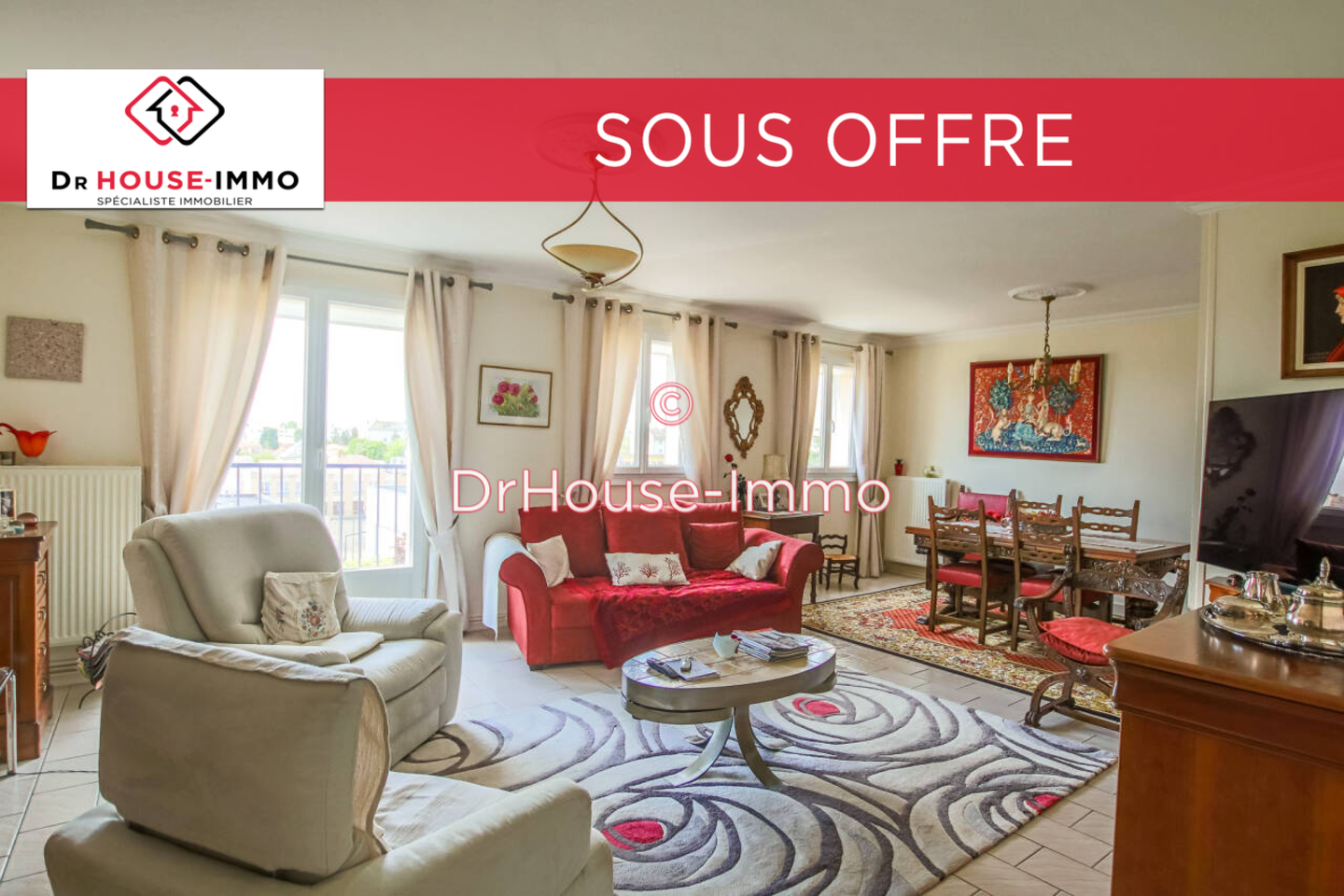 Photo 1 : Vente Appartement 5 pièces Lucé 100 m²