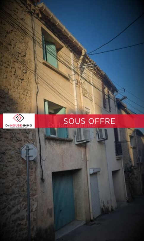 Photo 1 : Vente Maison 3 pièces Villeveyrac 49 m²