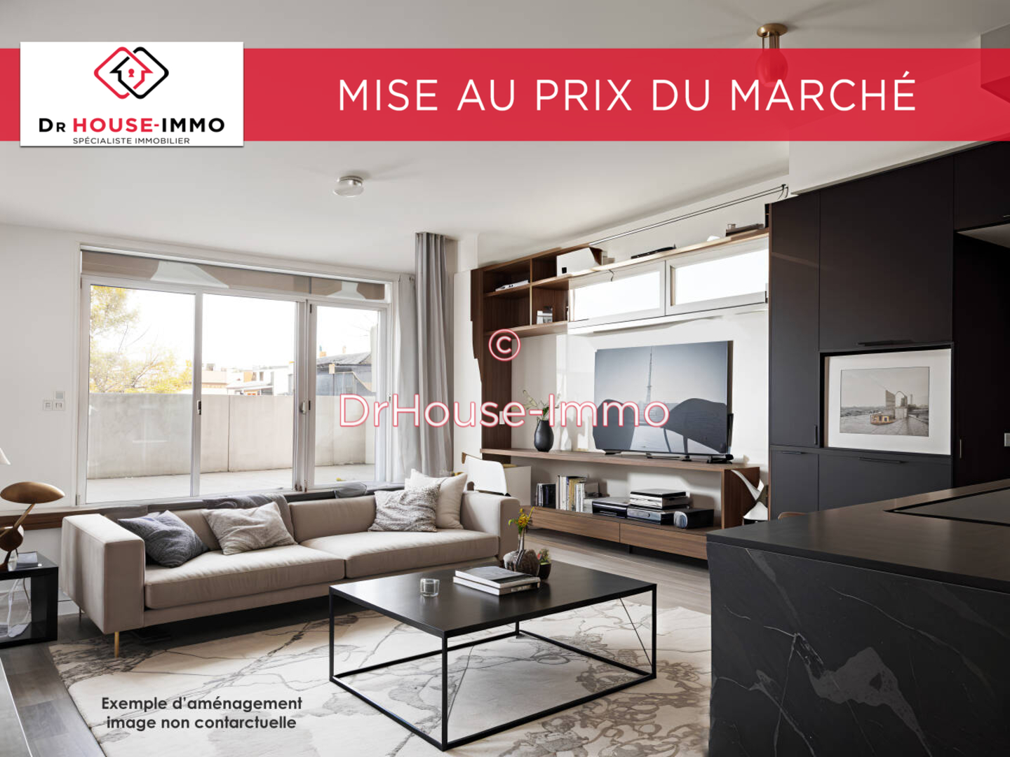 Photo 1 : Vente Appartement 2 pièces Montpellier 61 m²