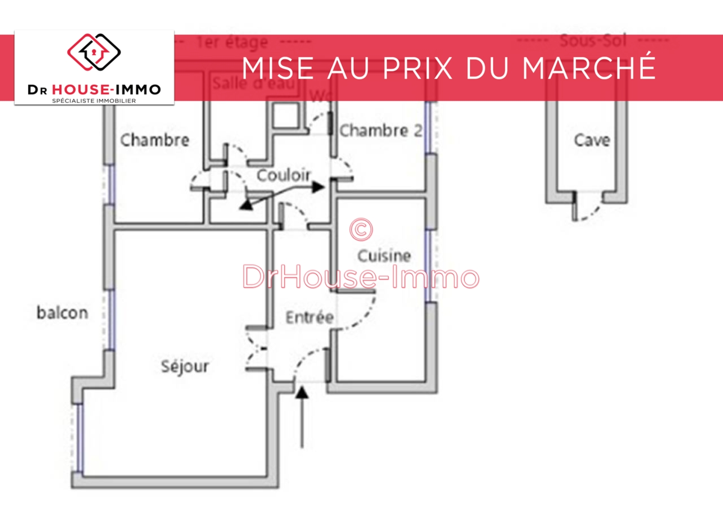 Photo 1 : Vente Appartement 3 pièces Versailles 87 m²