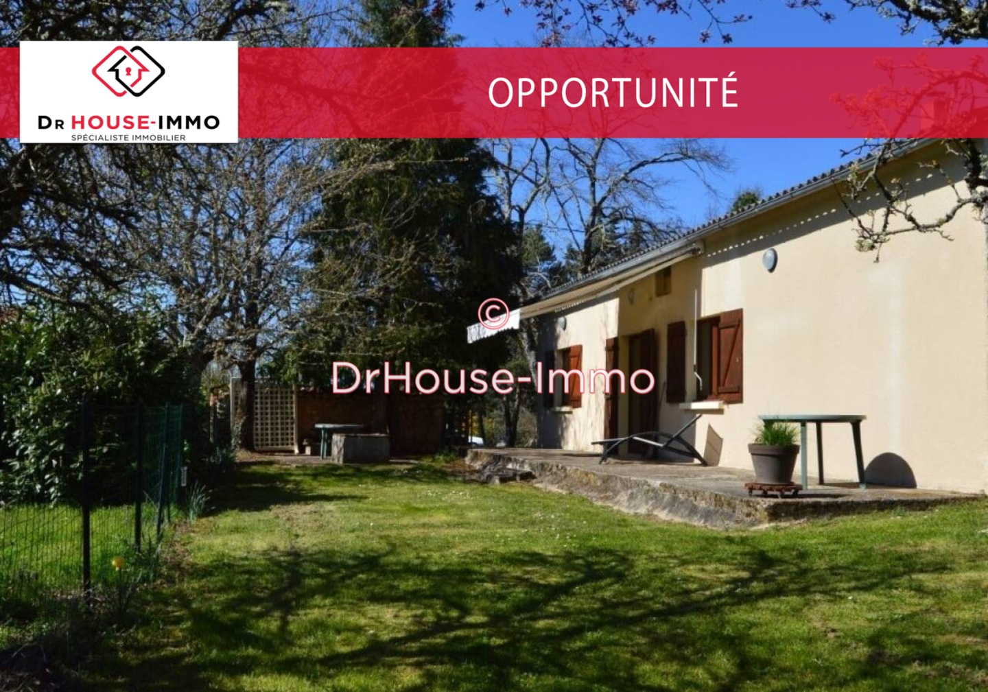 Photo 1 : Vente Maison 3 pièces Creyssensac-et-Pissot 90 m²