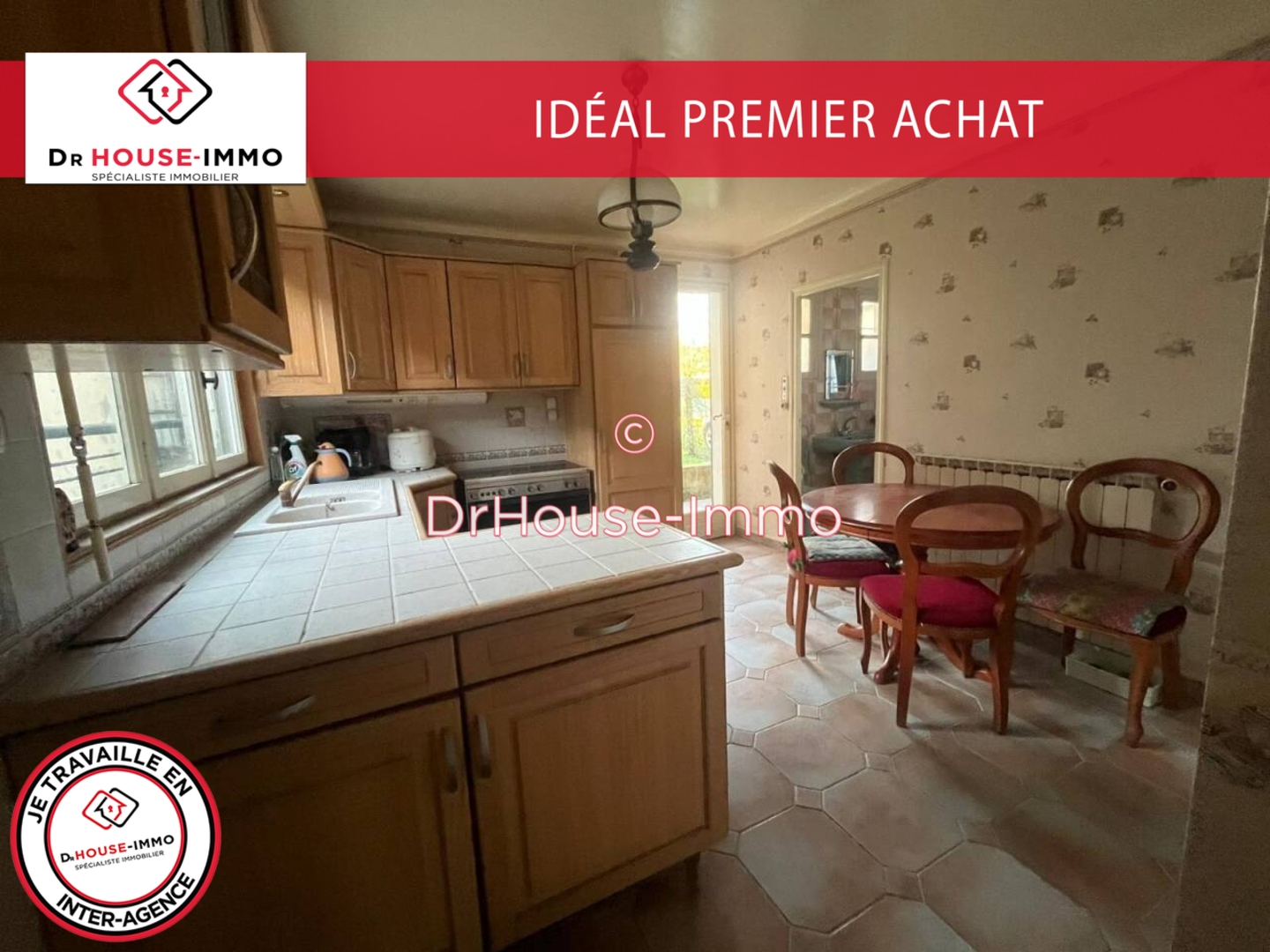 Photo 1 : Vente Maison 3 pièces Houdain 80 m²