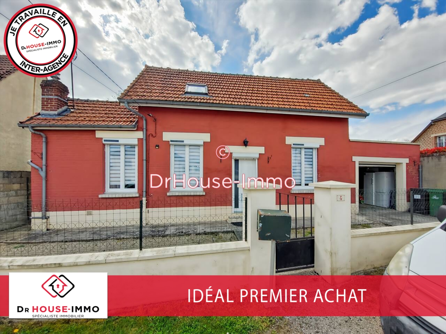Photo 1 : Vente Maison 3 pièces Frières-Faillouël 68 m²