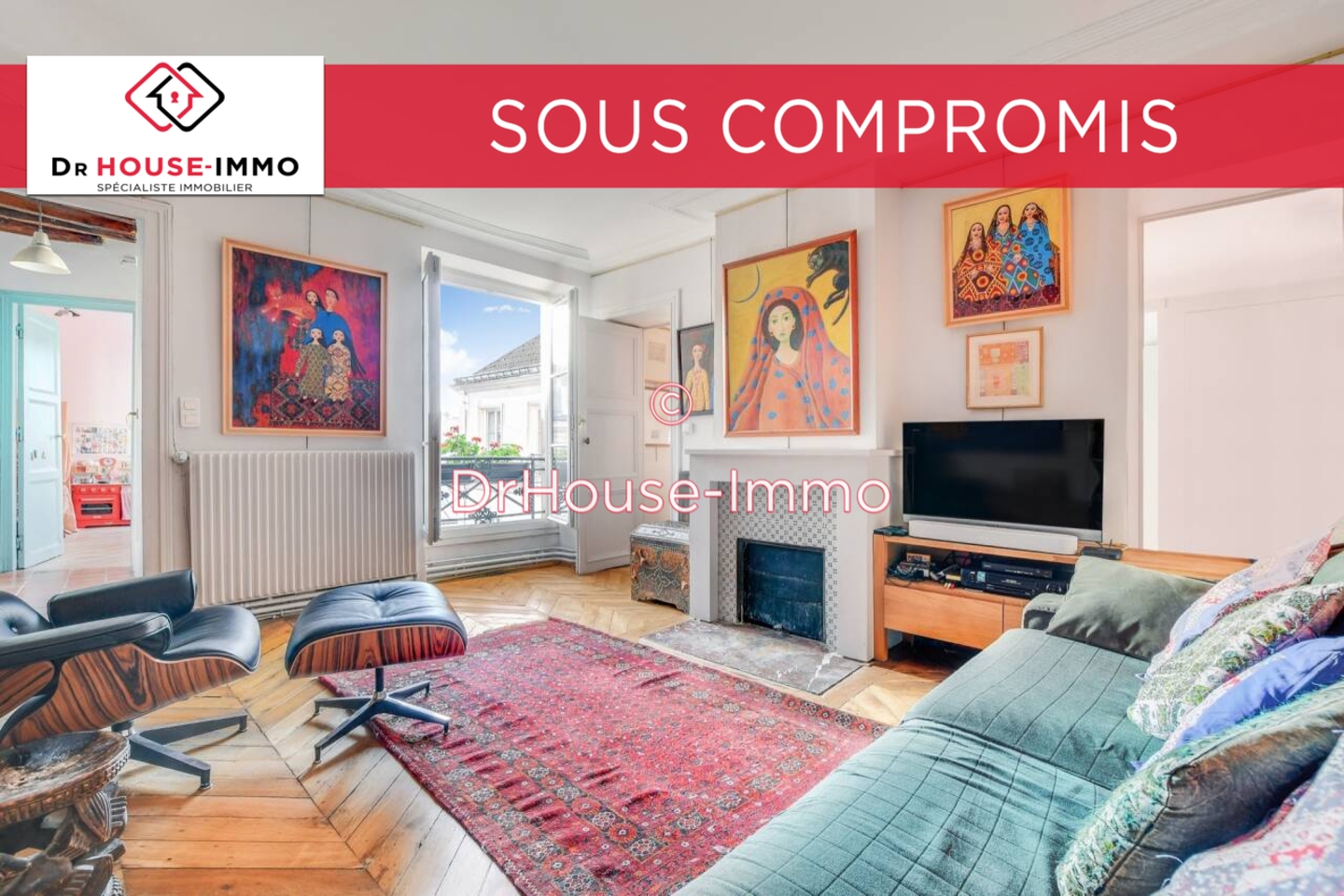 Photo 1 : Vente Appartement 5 pièces Paris 92 m²