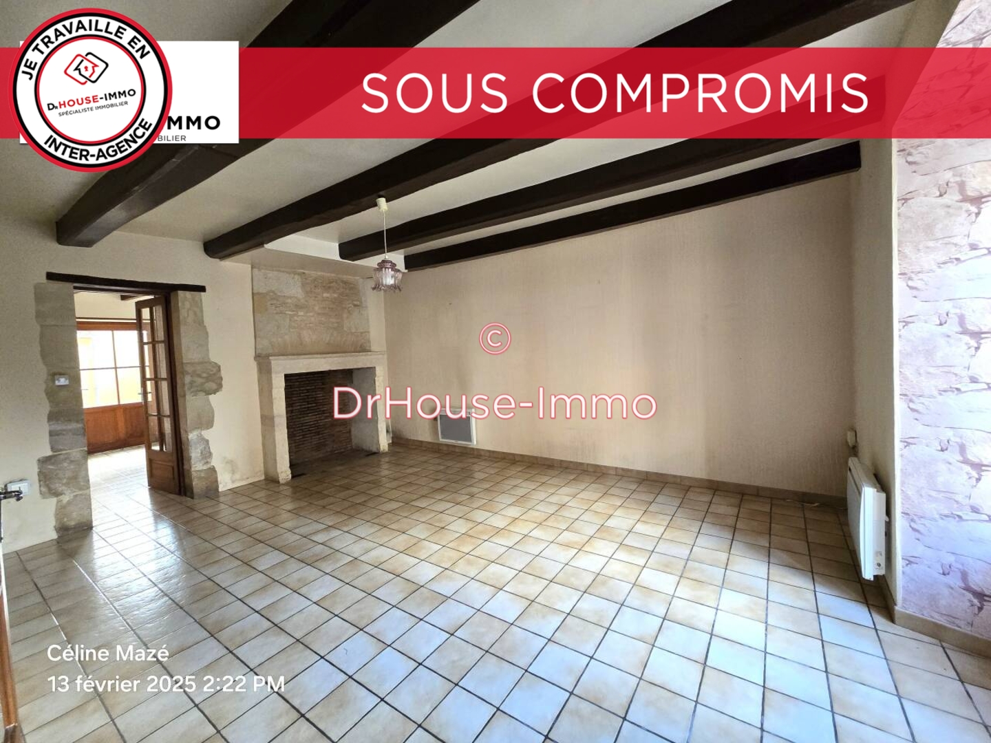 Photo 1 : Vente Maison 3 pièces La Mothe-Saint-Héray 70 m²