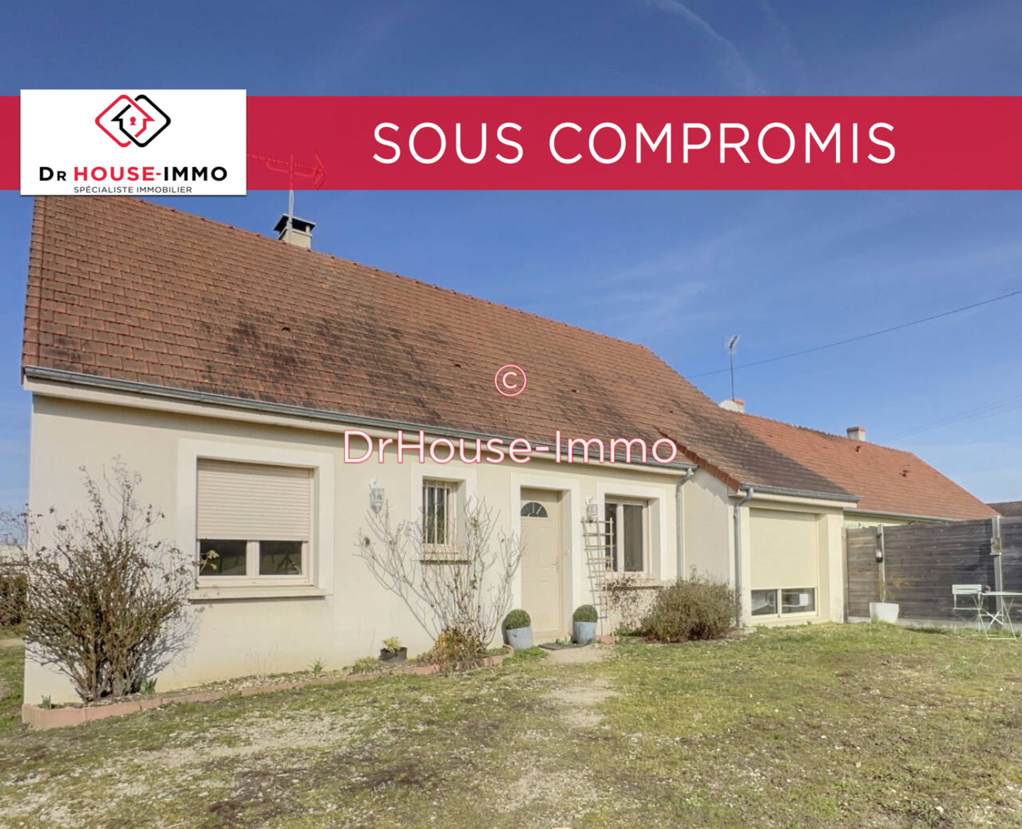 Photo 1 : Vente Maison 5 pièces Saint-Cosme-en-Vairais 98 m²