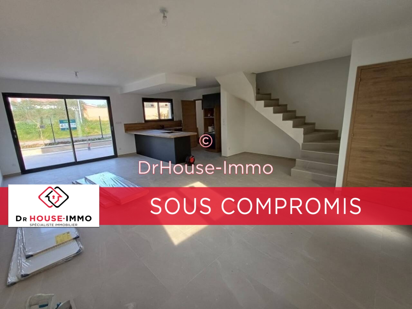 Photo 1 : Vente Maison 4 pièces Pomérols 90 m²