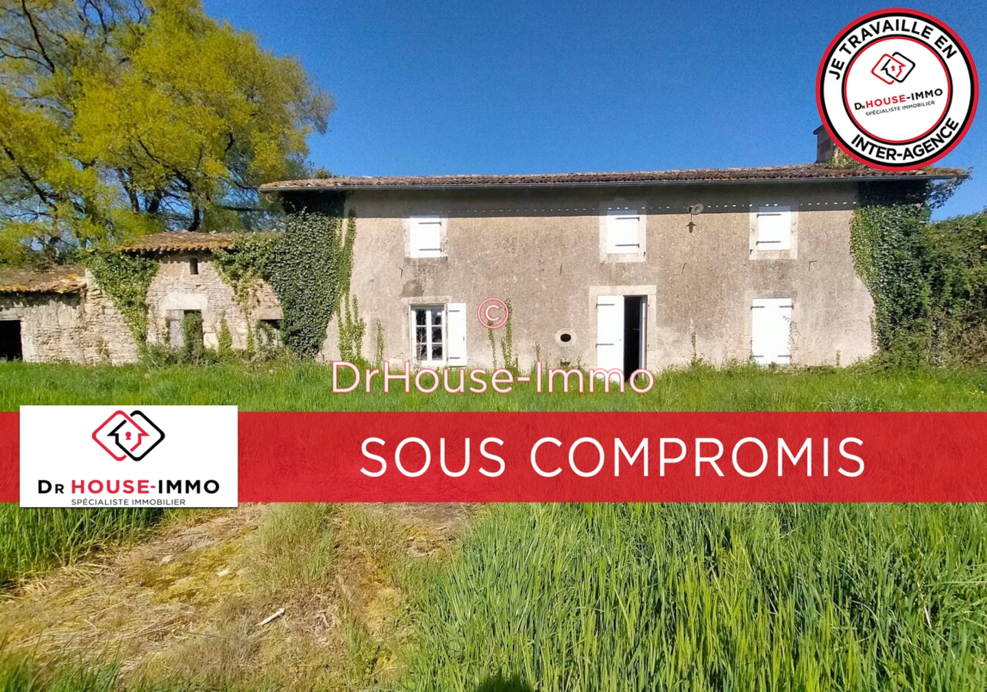 Photo 1 : Vente Maison 2 pièces Rouillé 152 m²