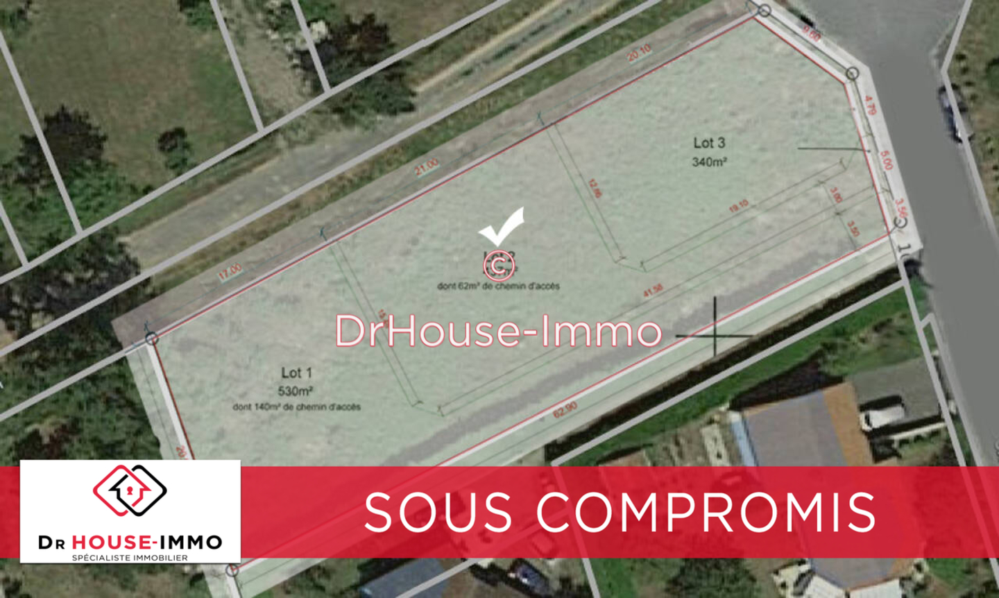 Photo 1 : Vente Terrain Riom 435 m²