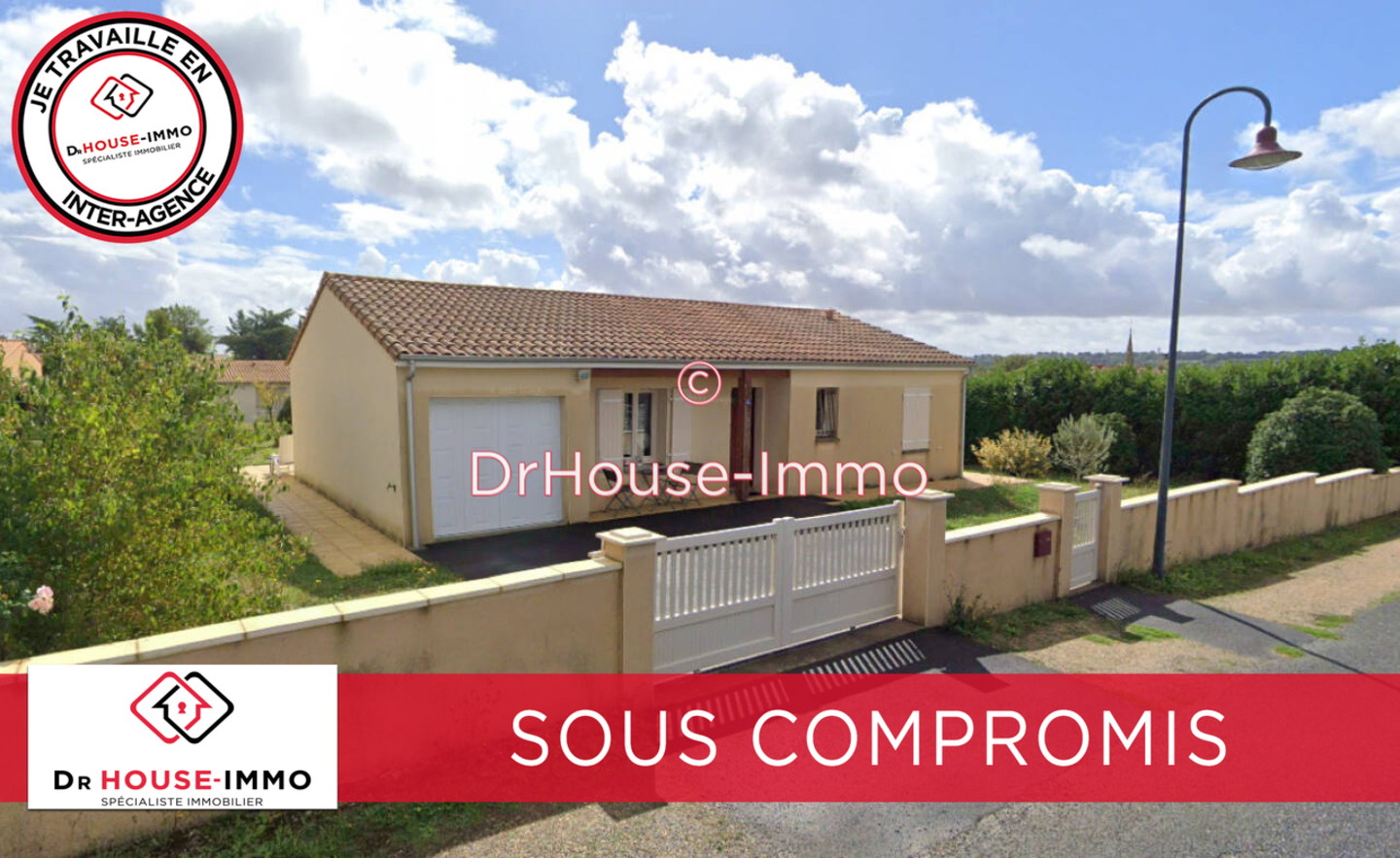 Photo 1 : Vente Maison 3 pièces La Mothe-Saint-Héray 75 m²
