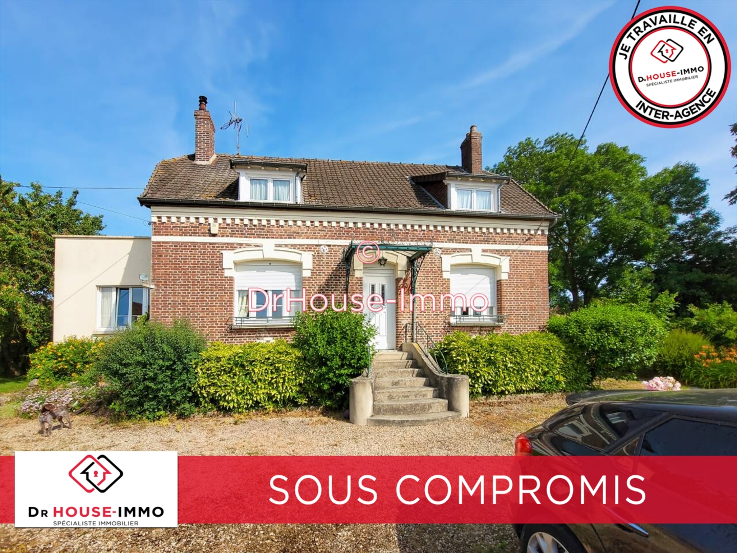 Photo 1 : Vente Maison 5 pièces Guiscard 127 m²