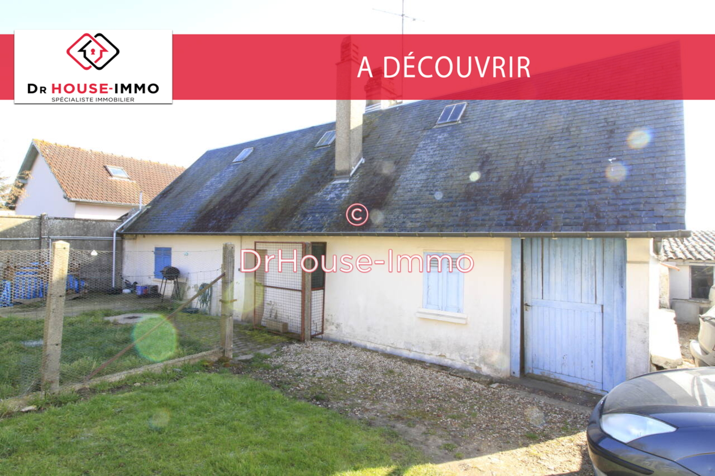 Photo 1 : Vente Maison 4 pièces Angerville-la-Campagne 80 m²