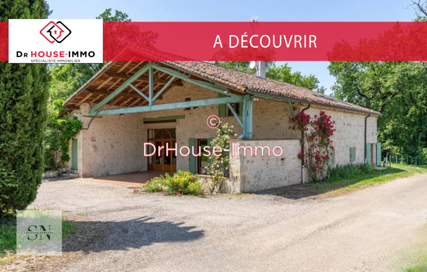 Photo 1 : Vente Maison 8 pièces Dolmayrac 221 m²