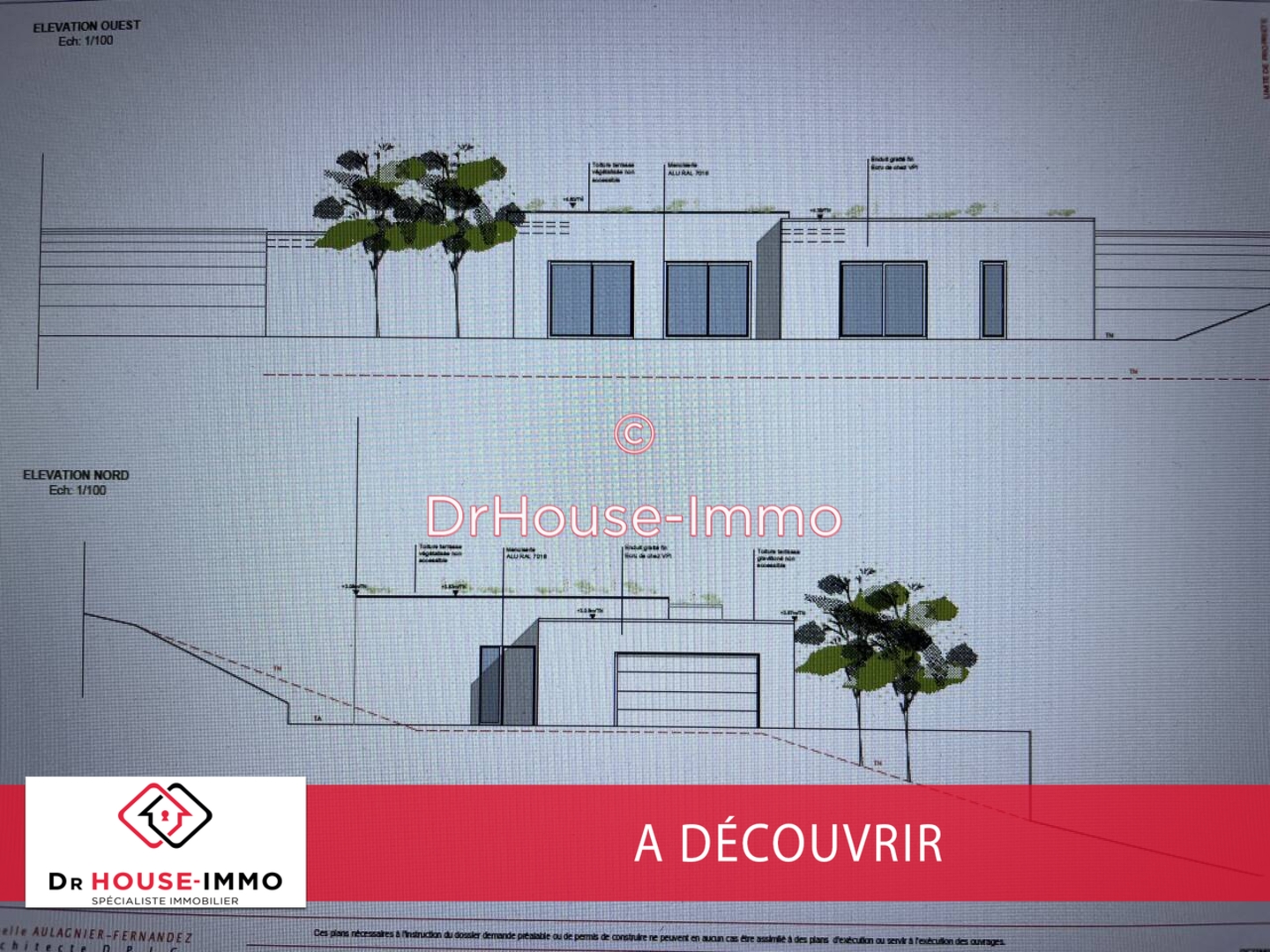 Photo 1 : Vente Terrain Unieux 1226 m²