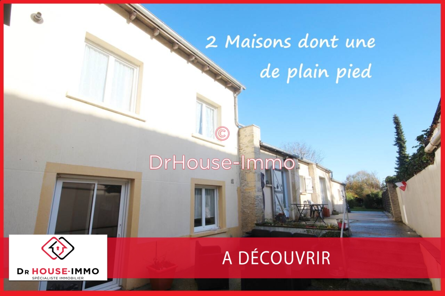 Photo 1 : Vente Maison 7 pièces Biéville-Beuville 150 m²