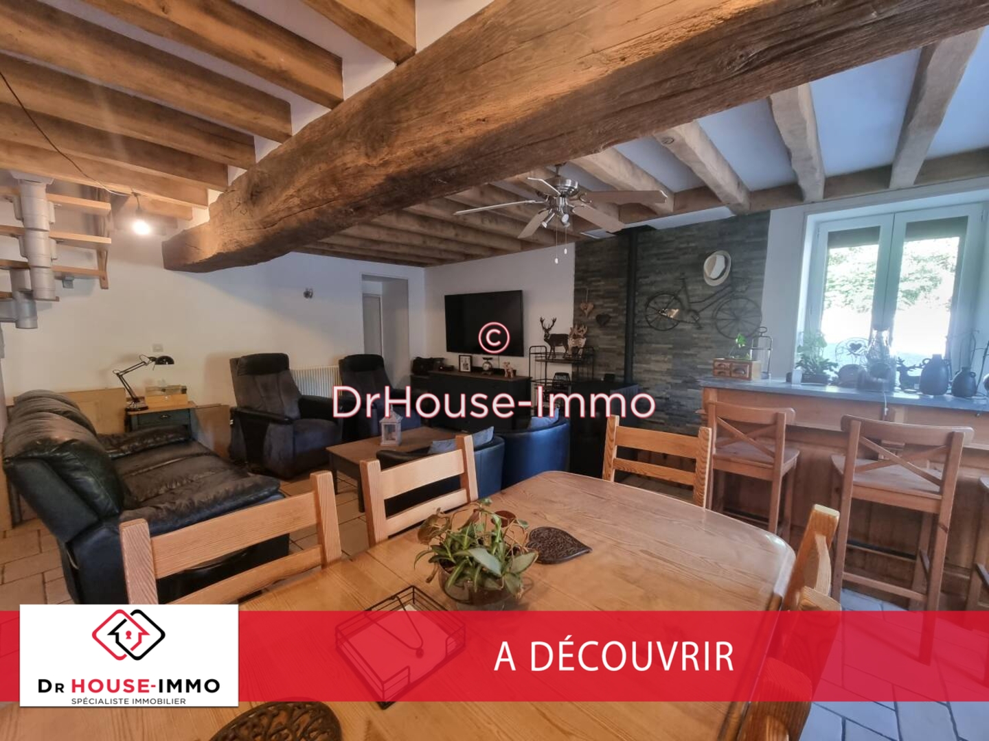 Photo 1 : Vente Maison 6 pièces Montcresson 152 m²