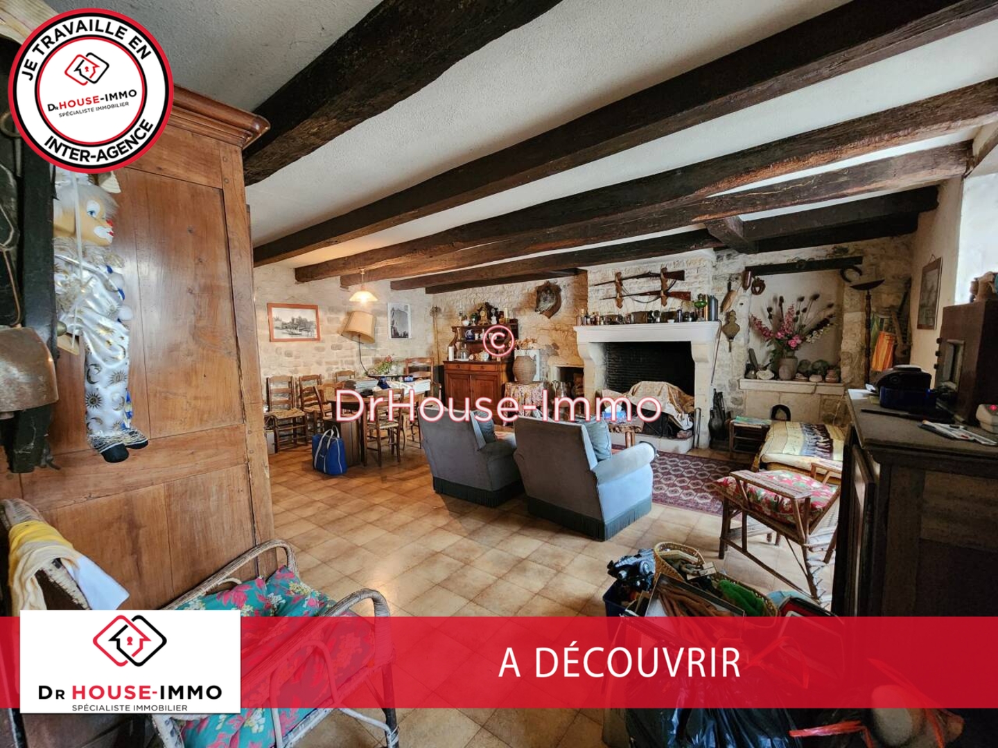 Photo 1 : Vente Maison 4 pièces Pamproux 120 m²