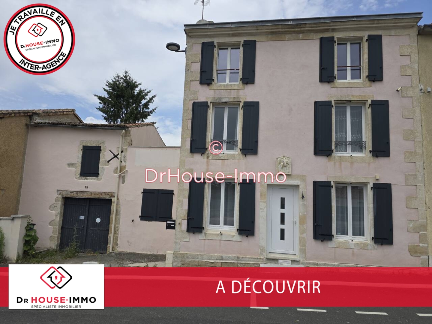 Photo 1 : Vente Maison 5 pièces Nanteuil 115 m²