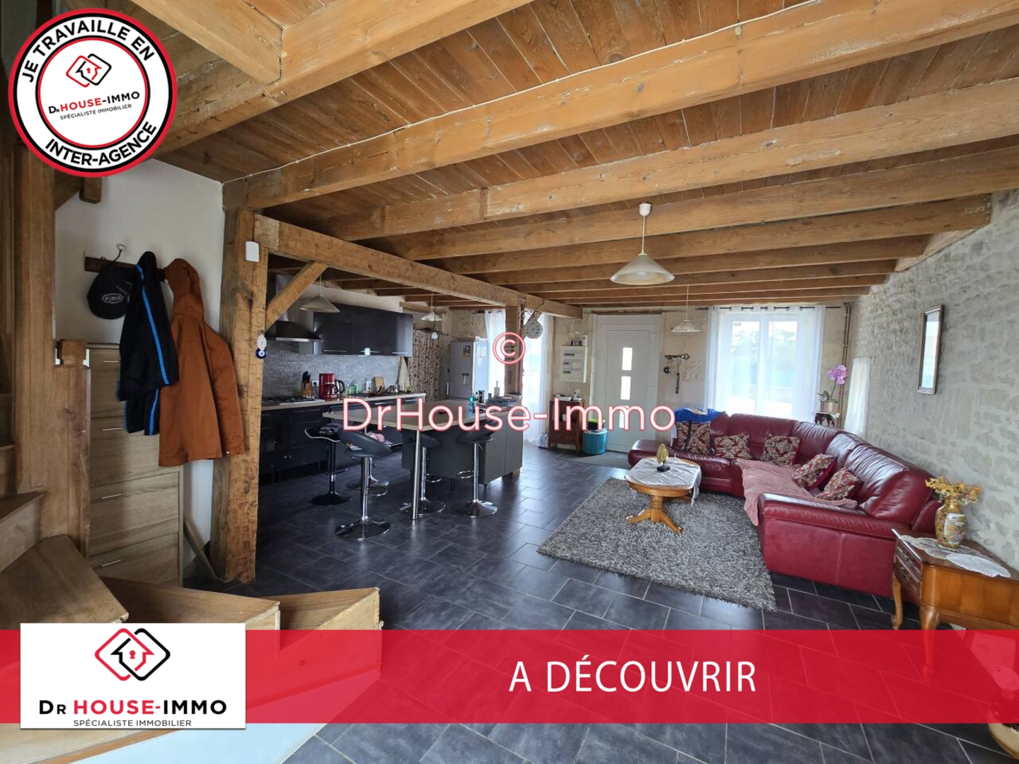 Photo 2 : Vente Maison 5 pièces Nanteuil 115 m²