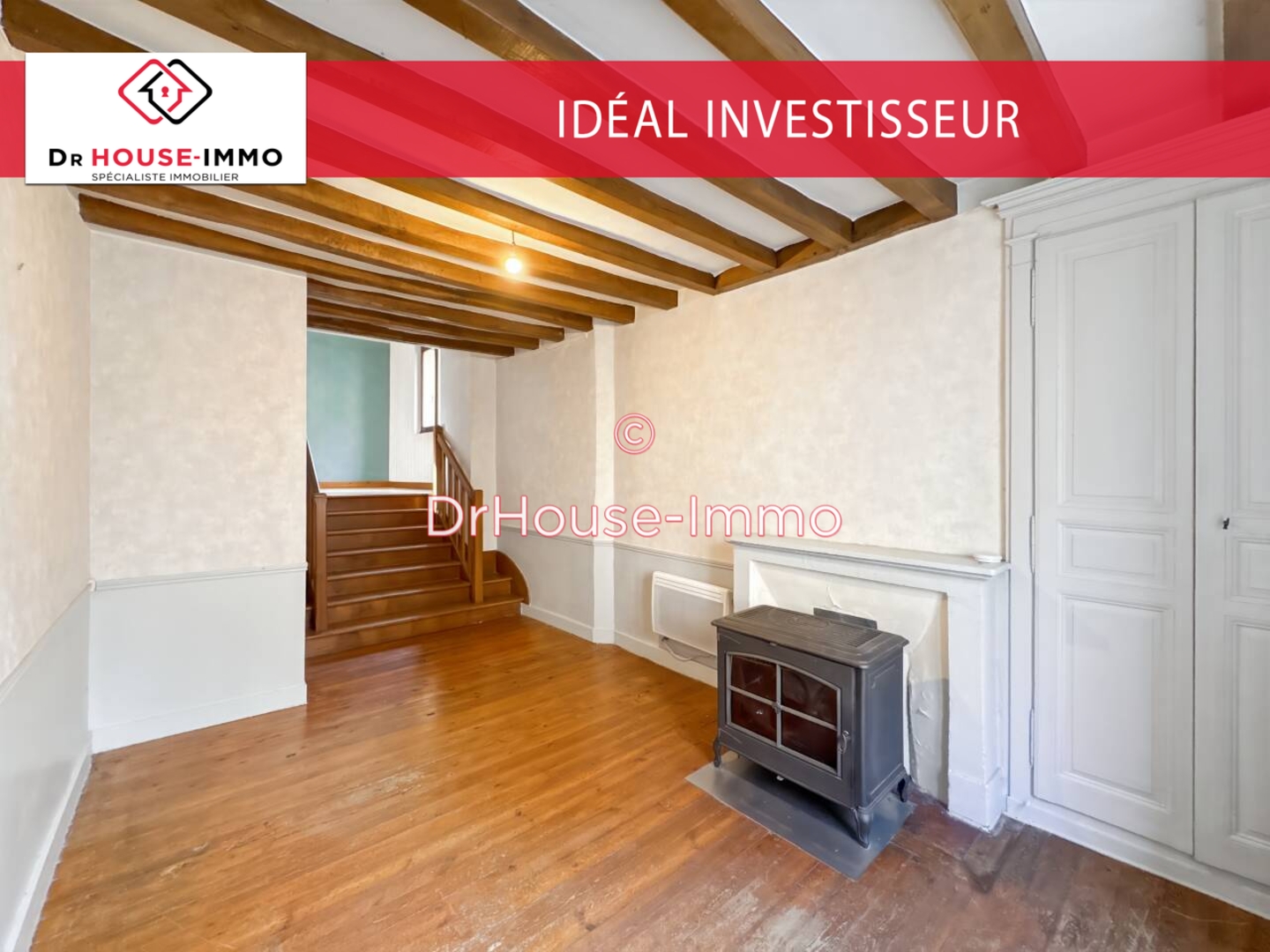 Photo 1 : Vente Maison 4 pièces Fresnay-sur-Sarthe 92 m²