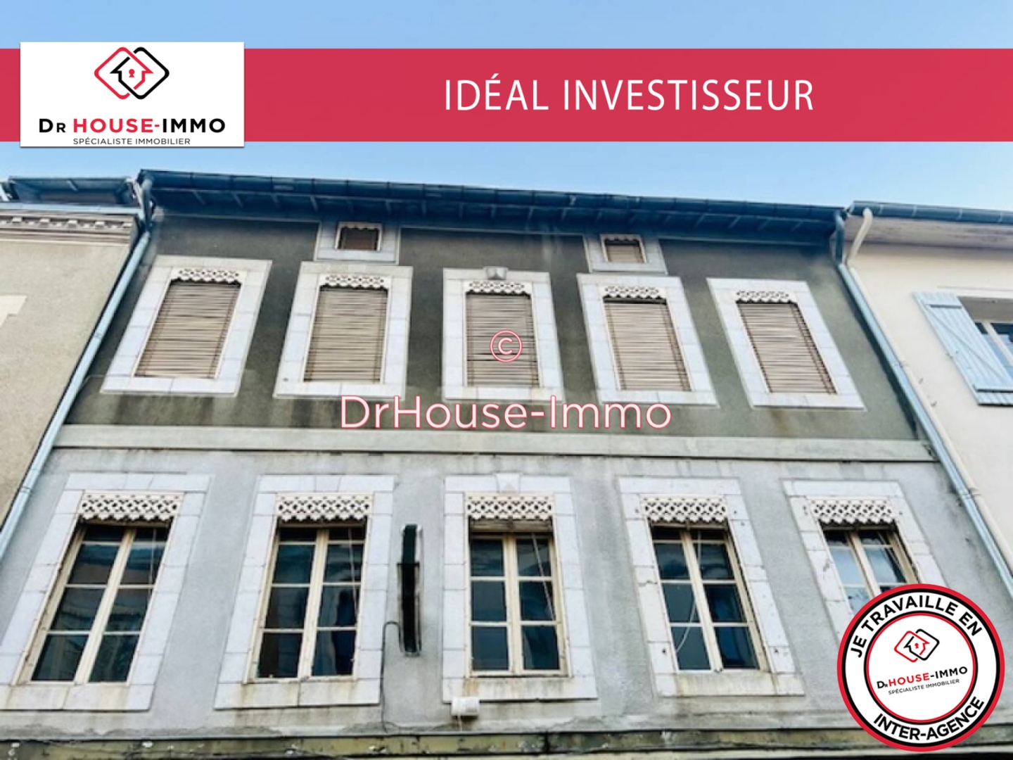 Photo 1 : Vente Immeuble 10 pièces Saint-Gaudens 390 m²