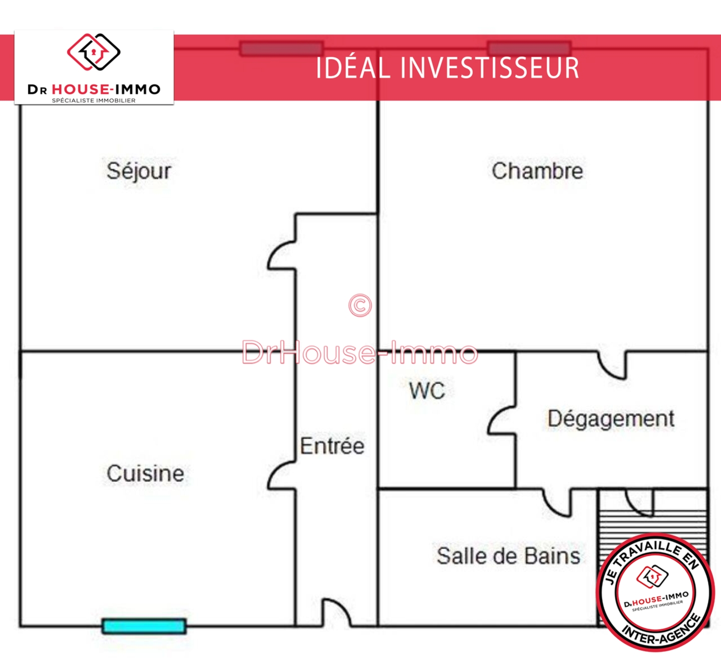 Photo 2 : Vente Appartement 2 pièces Meulan-en-Yvelines 59 m²