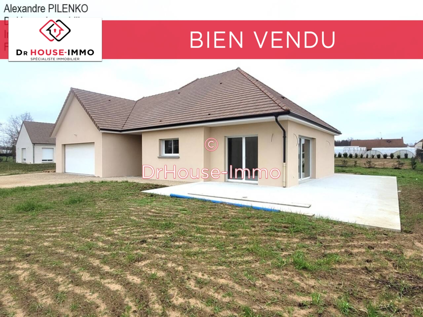 Photo 1 : Vente Maison 6 pièces Ouroux-sur-Saône 145 m²