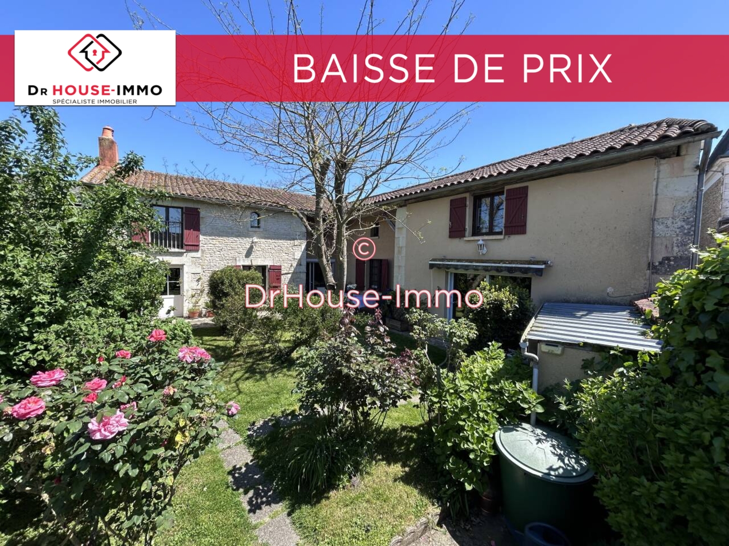 Photo 1 : Vente Maison 7 pièces Angliers 185 m²