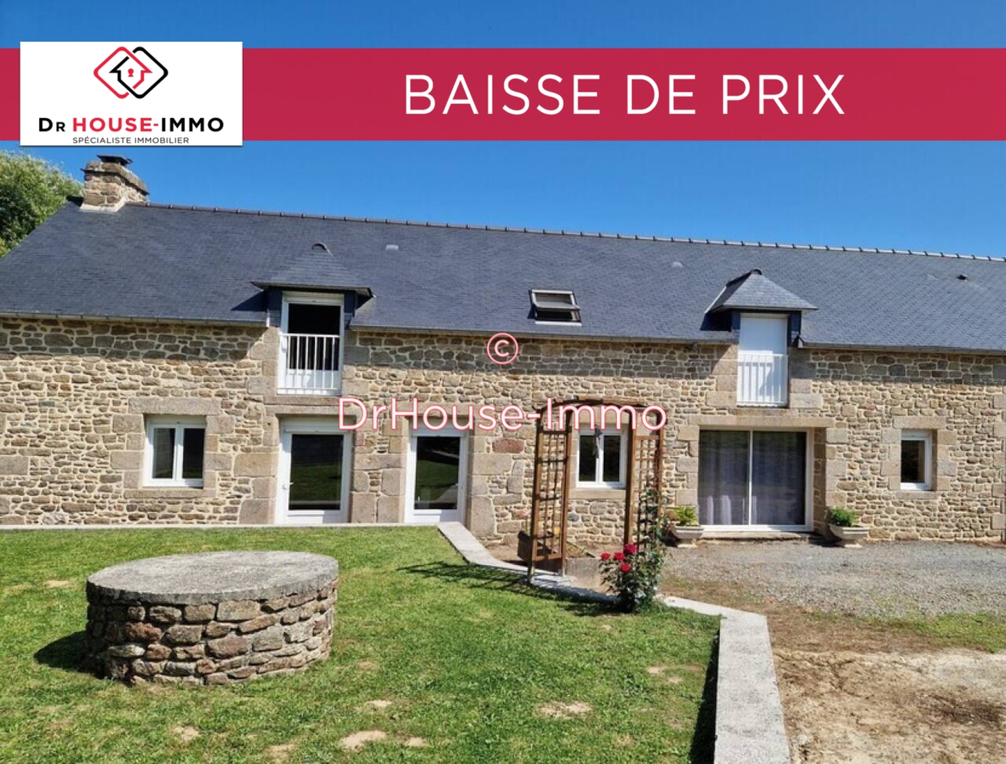 Photo 1 : Vente Maison 5 pièces Saint-Brice-de-Landelles 188 m²