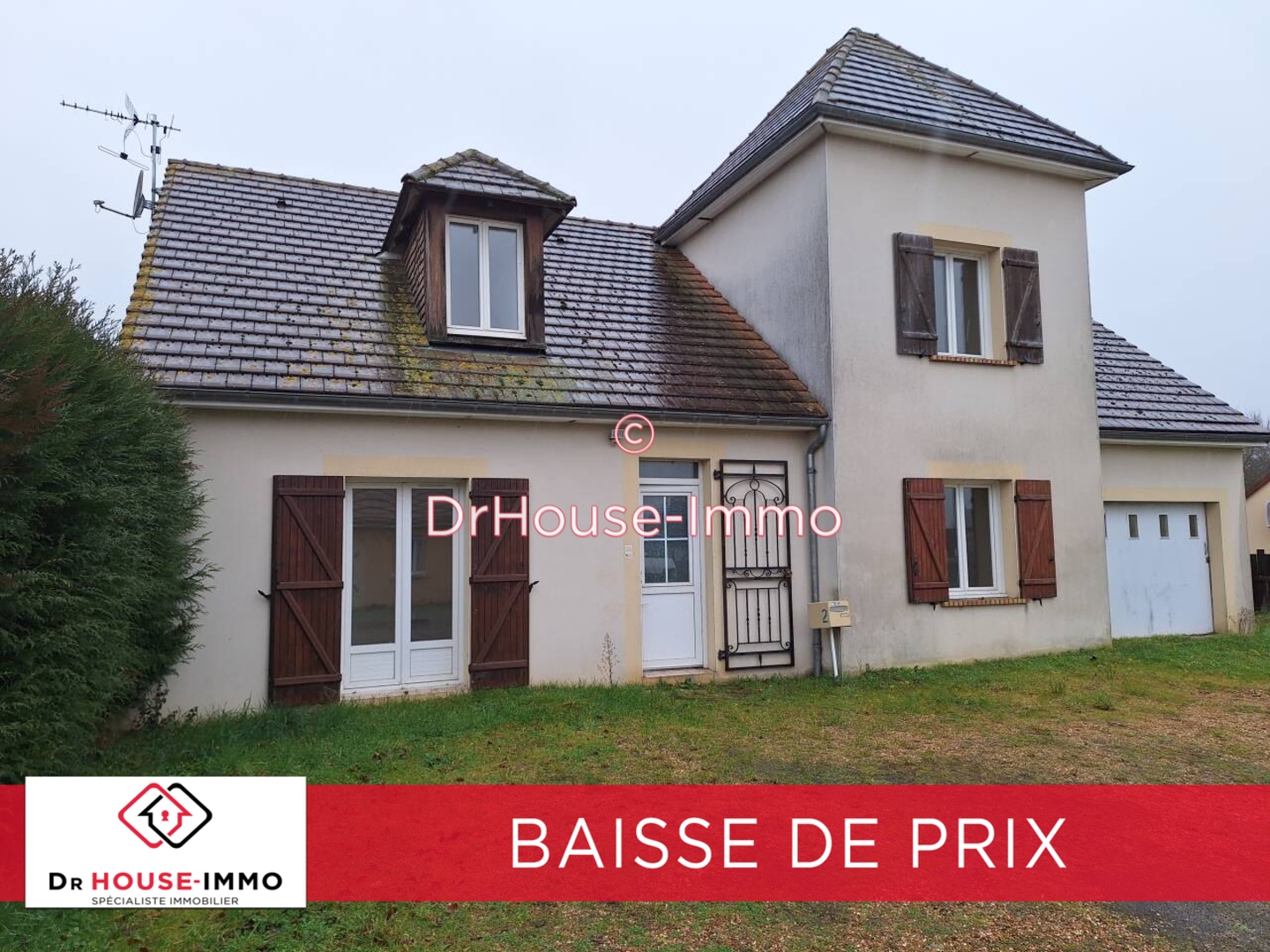 Photo 1 : Vente Maison 7 pièces Courcebœufs 144 m²