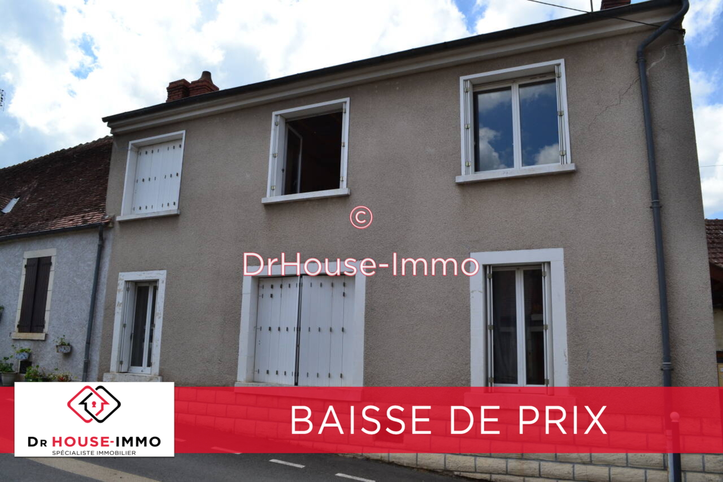 Photo 1 : Vente Maison 4 pièces Dun-sur-Auron 110 m²