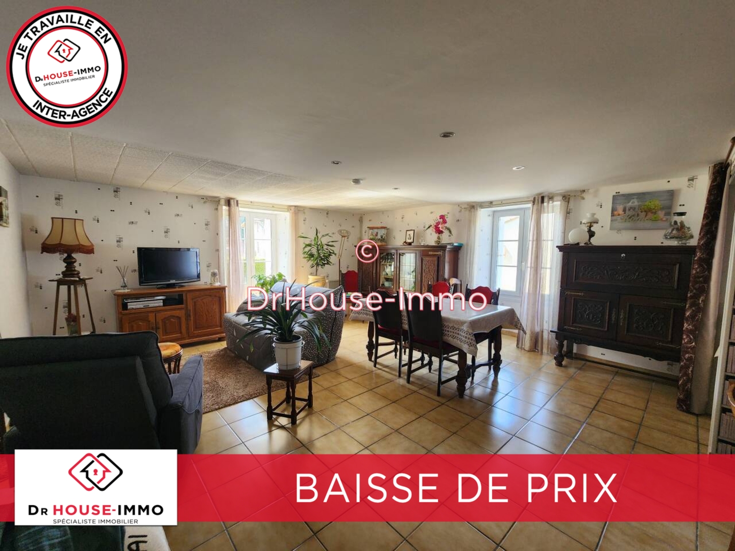 Photo 3 : Vente Maison 5 pièces La Mothe-Saint-Héray 121 m²